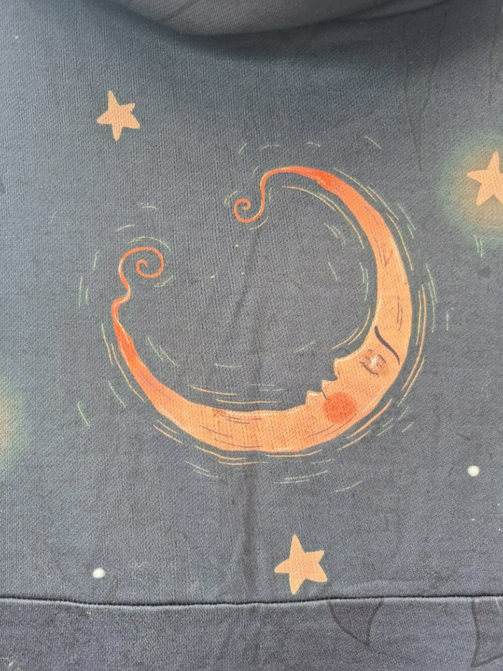 Way Up High ☁️🧚♂️ CoraMoon Maxi Dress Black Purple Moon & Stars - Picture 5 of 9
